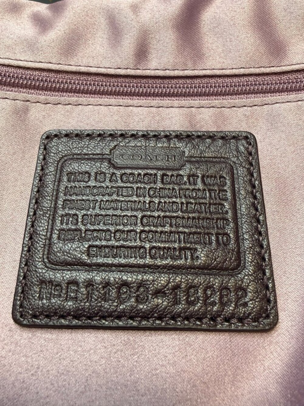Coach Kristin Ostrich Embossed Leather Spectator Satchel — EUC - Picture 2 of 16